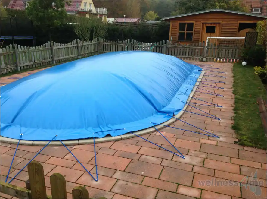 Aufblasbare Winter Poolabdeckung WelaSol oval Begrenztes Angebot