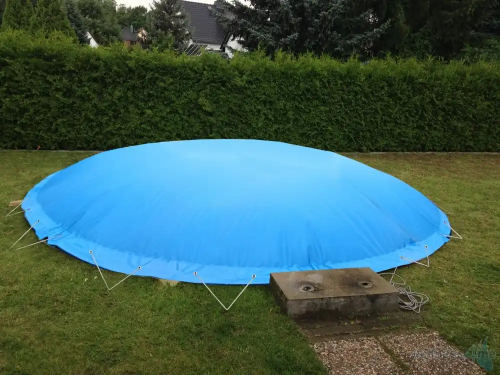 Aufblasbare Winter Poolabdeckung WelaSol rund Nur Heute