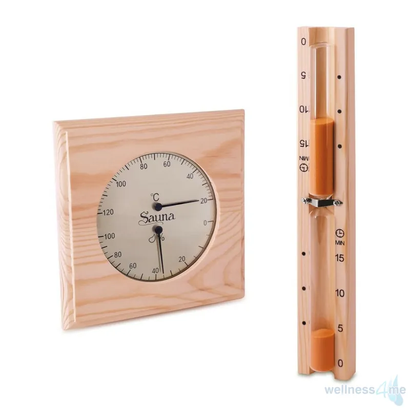Sanduhr und Kombigerät Thermo-Hygrometer Set Versand Am Gleichen Tag