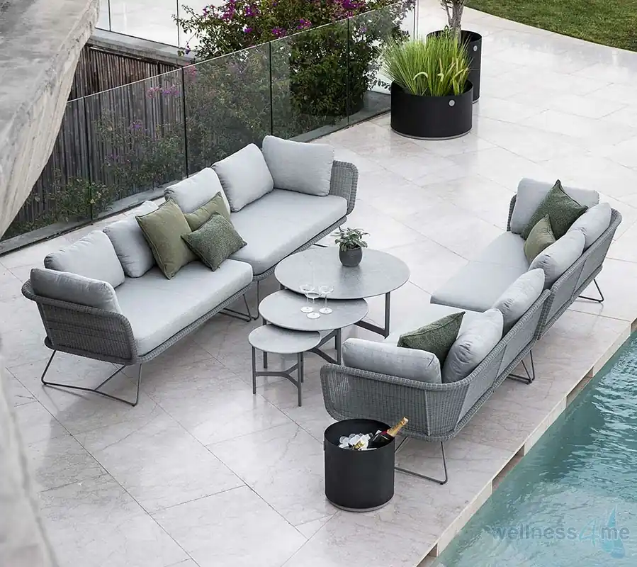 Design Modulsofa 2-Sitzer Horizon | Gartenlounge Knallerangebot