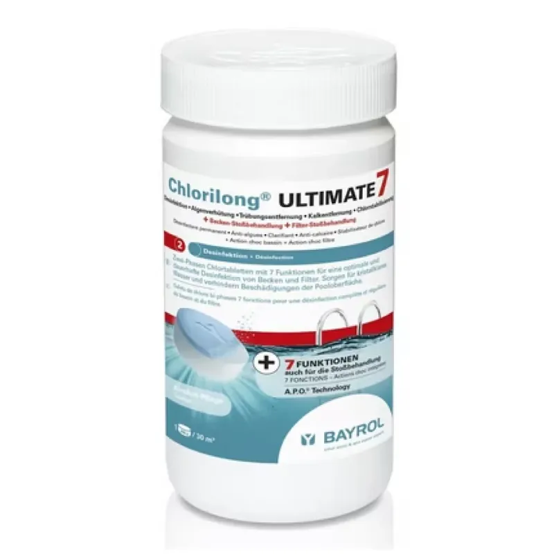 BAYROL Chlorilong Ultimate 7 | Chlortabletten Nur Für Kurze Zeit