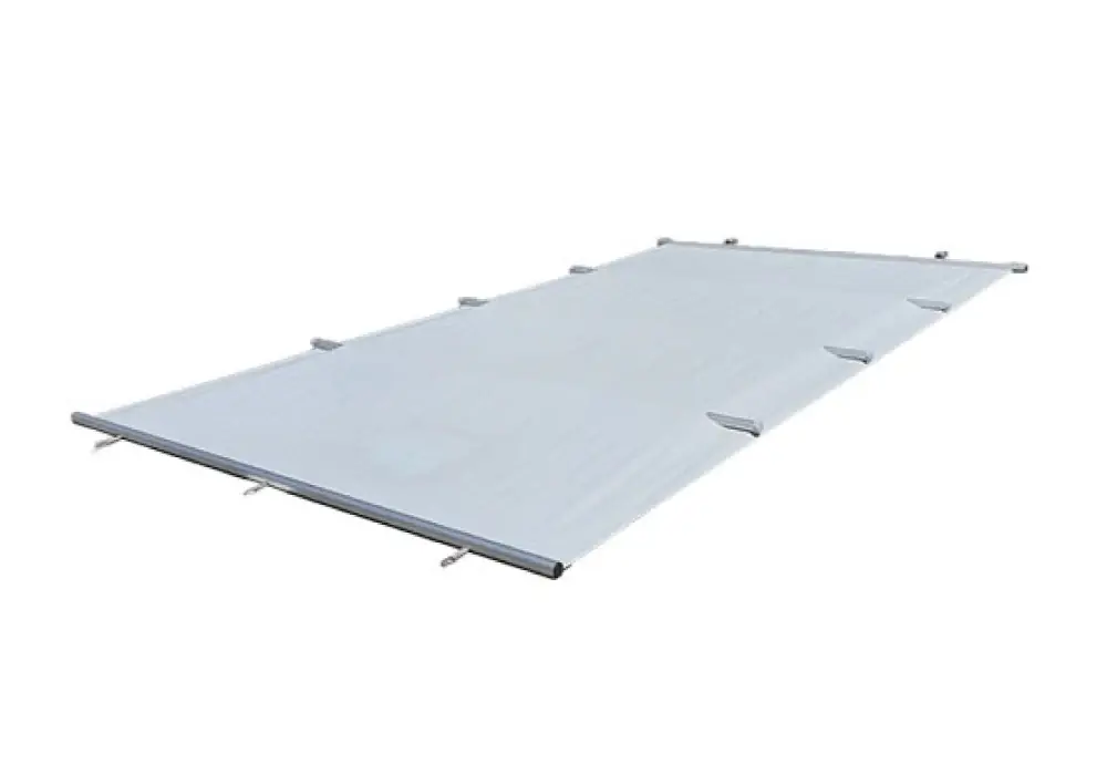 Trend Pool Stangenabdeckung | Rollschutzabdeckung "Standard" | rechteckig | Hellgrau Top-Preis