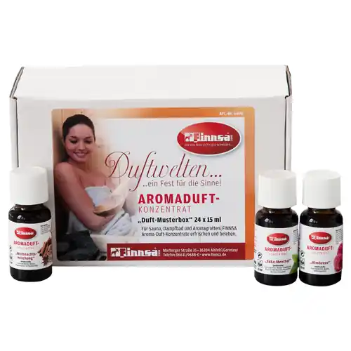 Kracherpreis Aromaduftbox - Zum Testen oder Verschenken - 24 Düfte á 15 ml