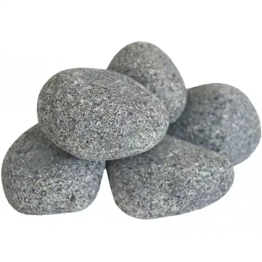 Saunasteine gerundet 5-10 cm 15 Kg Olivindiabas Saunazubehör Knallerangebot