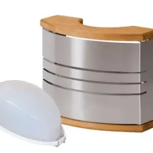 Nur Heute Saunaleuchte "Legend" - Edelstahl Lampe Saunalampe Harvia Saunalicht Wandlampe Sauna