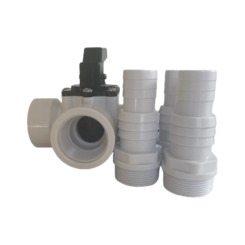 Direkt Vom Hersteller 3 Wege Ventil Set 1 1/2" mit Tüllen - IG x IG x IG